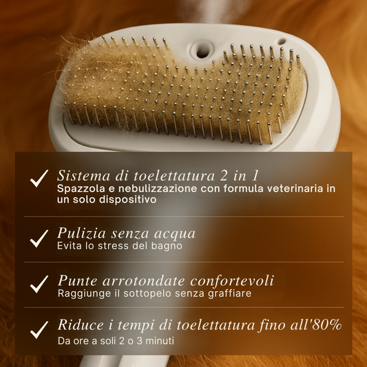 Spazzola a micro nebulizzazione