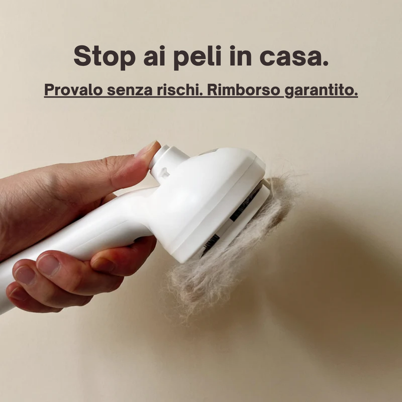 Spazzola per cani e gatti con micro nebulizzazione