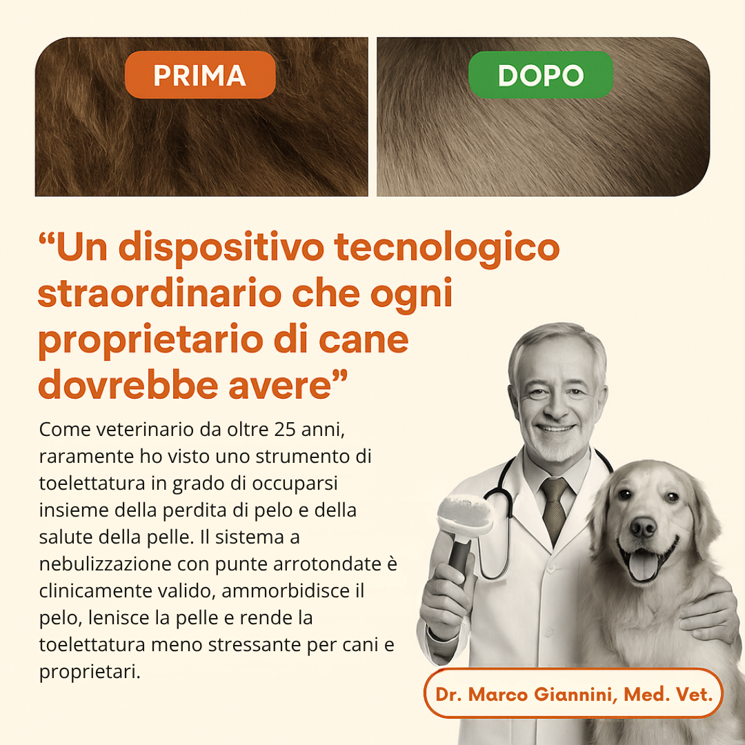 Spazzola a micro nebulizzazione